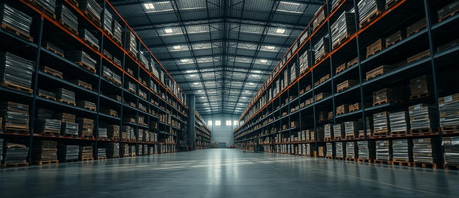 Magazzino logistico panoramico